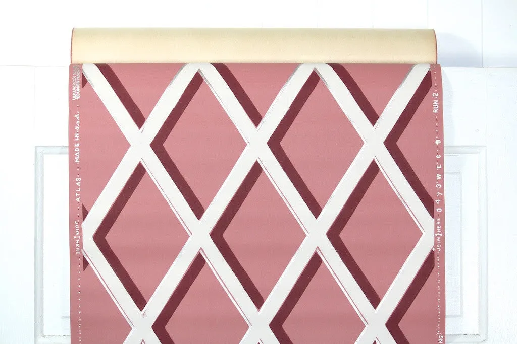1950s Geometric Vintage Wallpaper