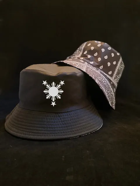 3 Stars and Sun double sided Bucket Hat