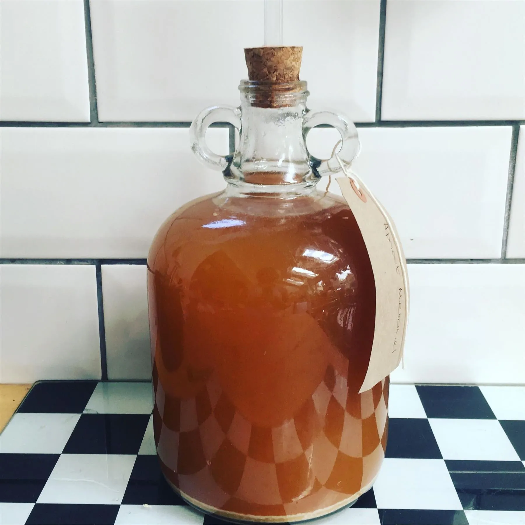 5 Litre Fermentation Buckets, one with Lid, Grommet and Airlock, 1 solid lid