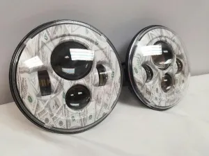7'' BIG MONEY DESIGN Suzuki Sierra Fits: Jeep Wrangler JK CJ TJ LED Rubicon Projector Daymaker Headlights Pair / Set