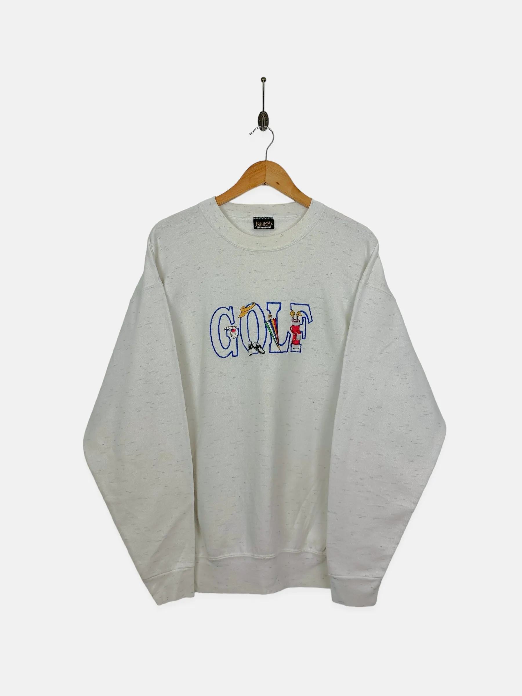 90's Golf USA Made Embroidered Vintage Sweatshirt Size L-XL