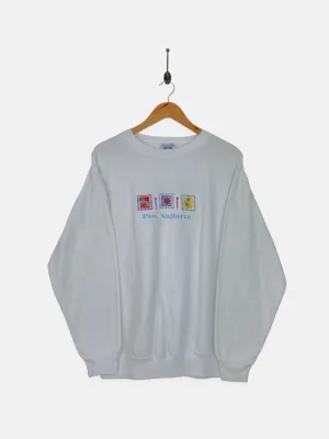 90's Puerto Vallarta Embroidered Vintage Lightweight Sweatshirt Size L