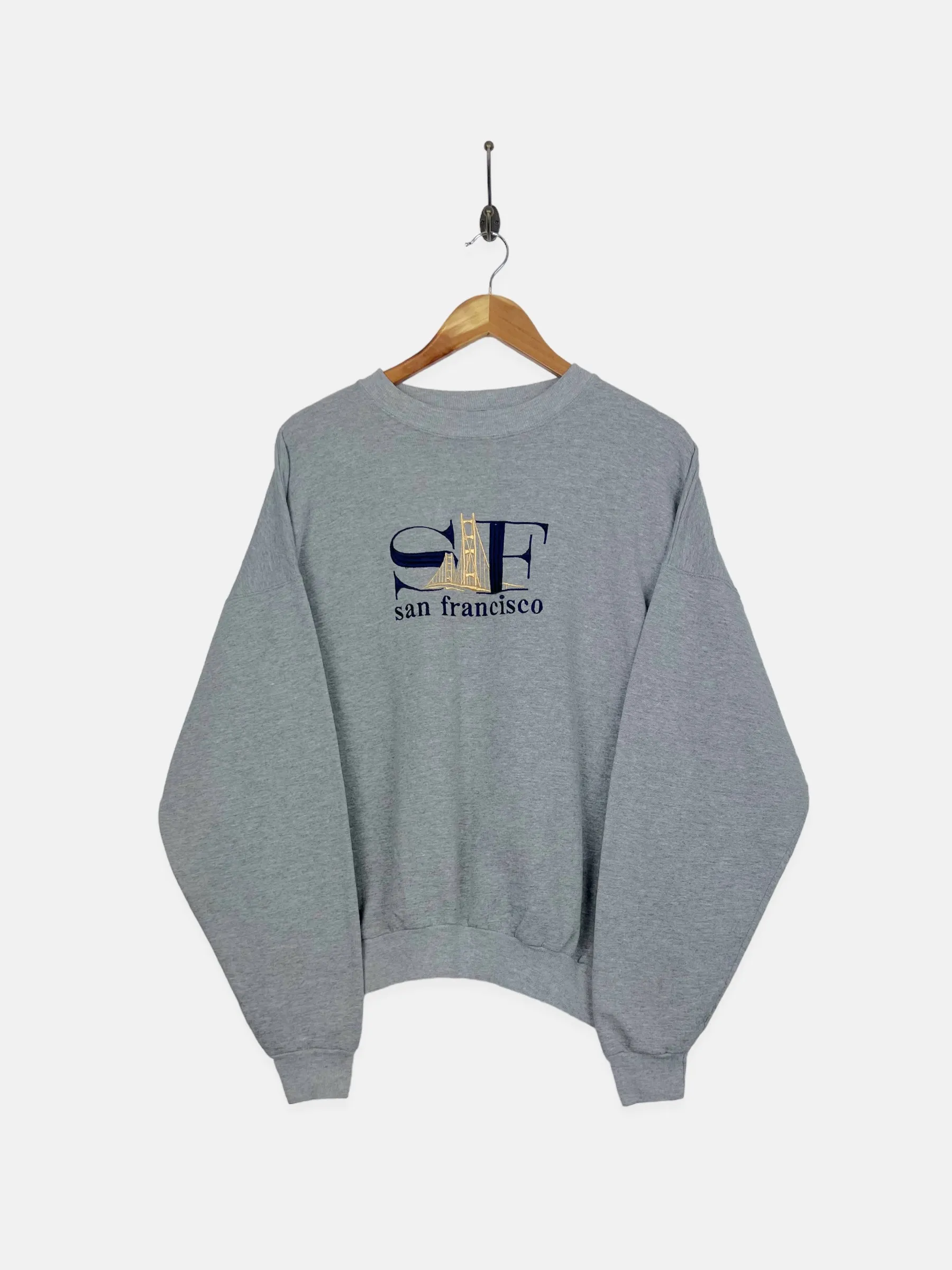 90's San Francisco Embroidered Vintage Sweatshirt Size M