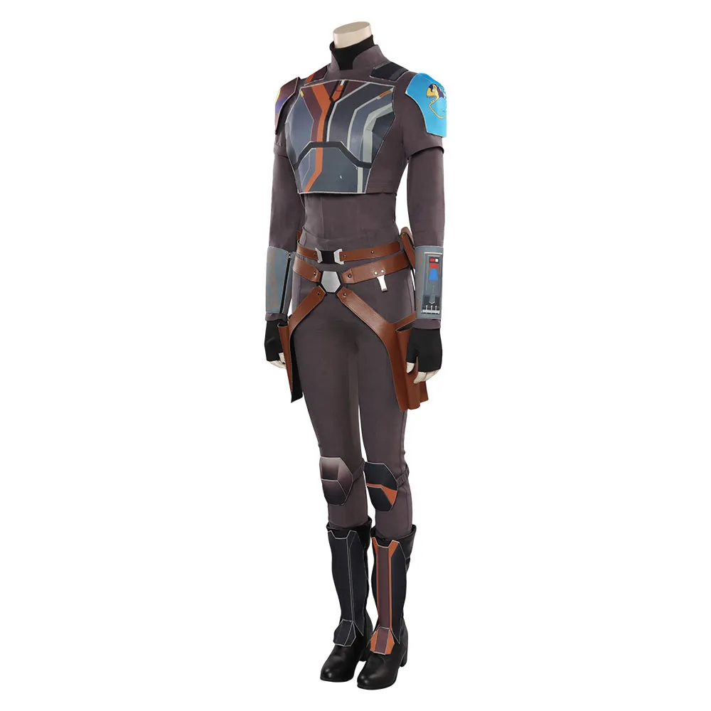 Ahsoka Sabine Wren Cosplay Costume Outfits Halloween Carnival Suit