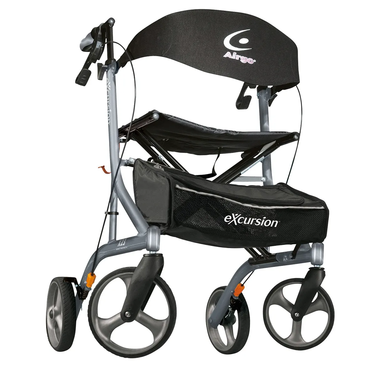 Airgo® eXcursion™ X23 Lightweight Side-fold Rollator (Ultra-lightweight/Tall Seat)