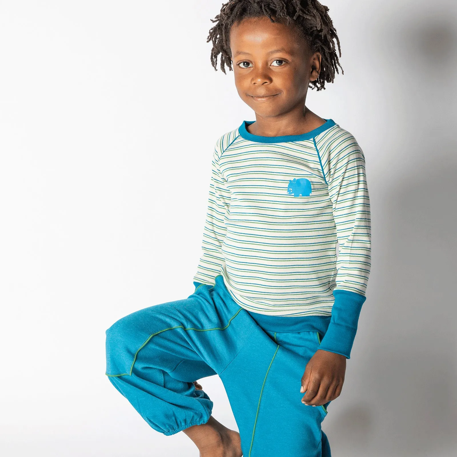 Alba - Hobo Baggy Pants - Seaport