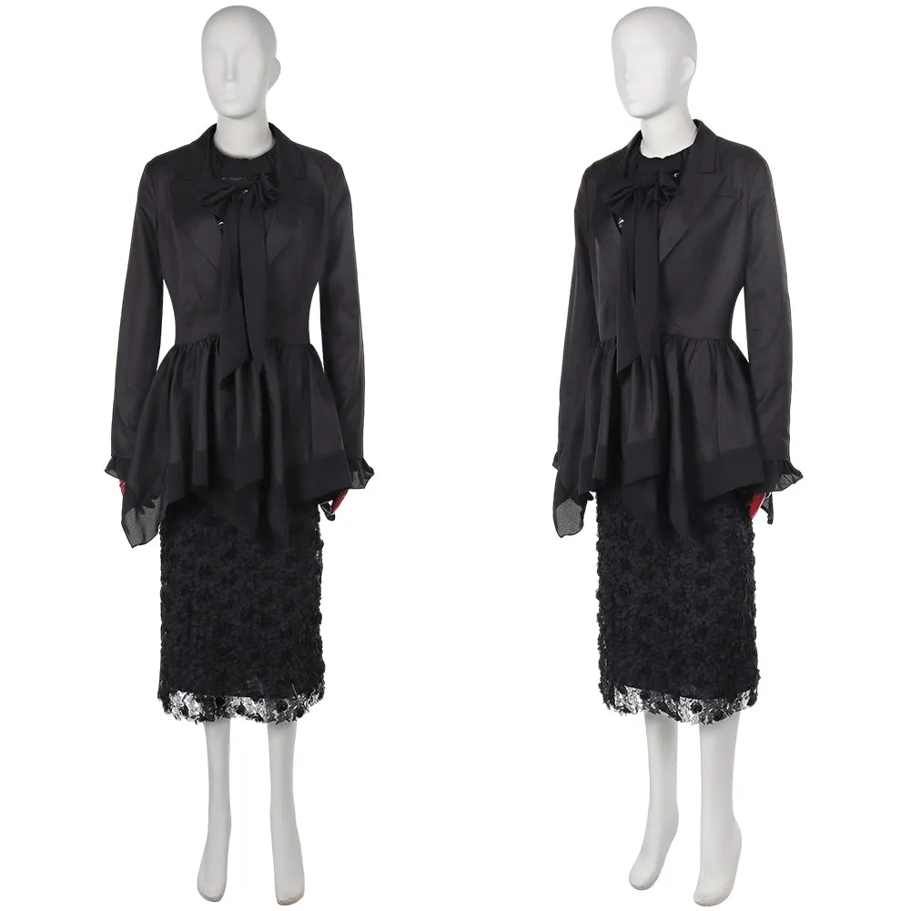 American Horror Story Cara Cosplay Costume Dress Halloween Carnival Suit