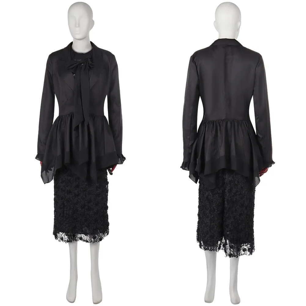 American Horror Story Cara Cosplay Costume Dress Halloween Carnival Suit