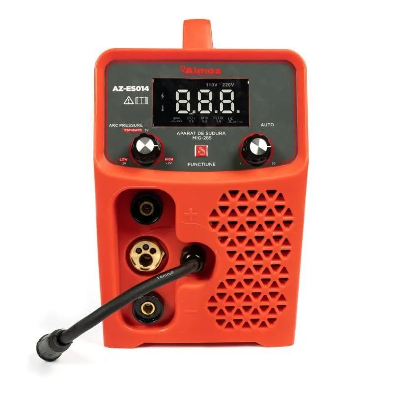 Aparat de sudură AZ-ES014 MIG/MMA, 285A, 220V, 13 kVA, IGBT