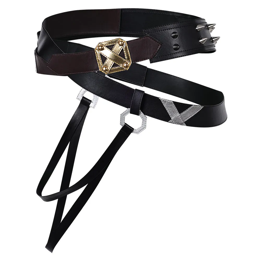 Arcane League of Legends Season 2 Cosplay Belt Waistband Unisex Black BeltHalloween Carnival Accessories