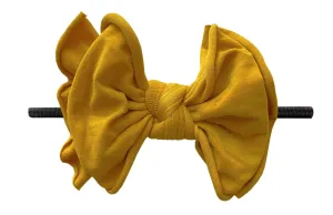 Baby Bling Aztec Gold / Black FAB-BOW-LOUS Skinny Headband