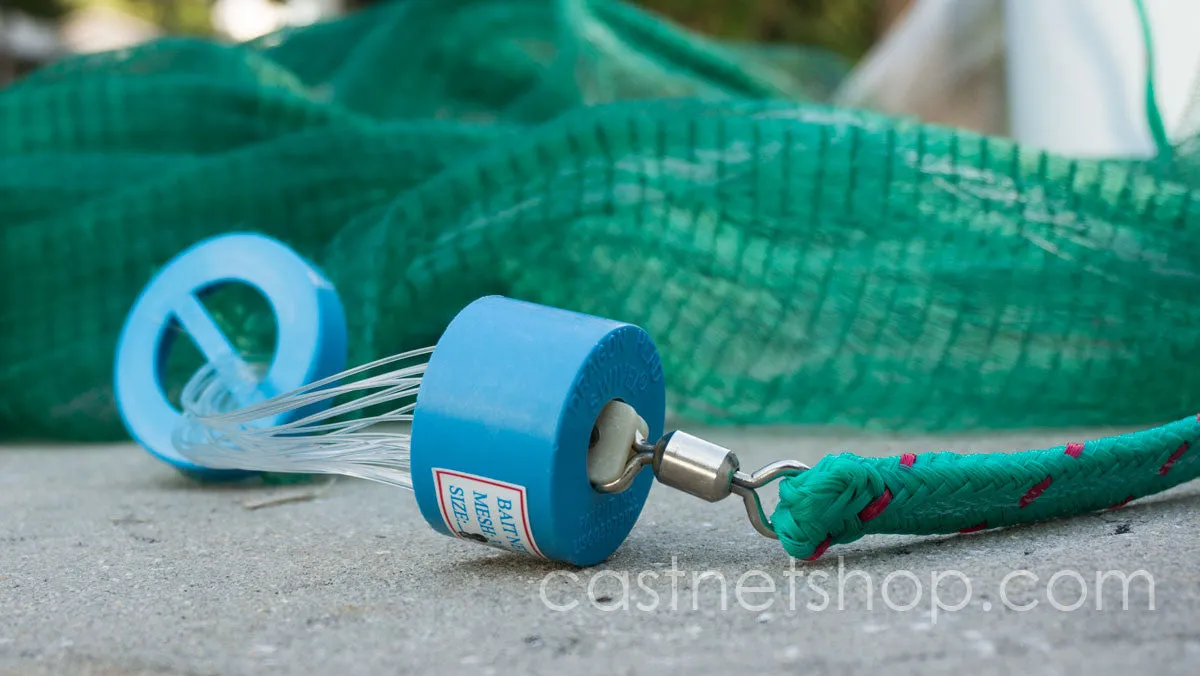Bait Buster Bait Cast Nets CBT-BBA5, 5 ft. Radius, 1/2" Sq. Mesh
