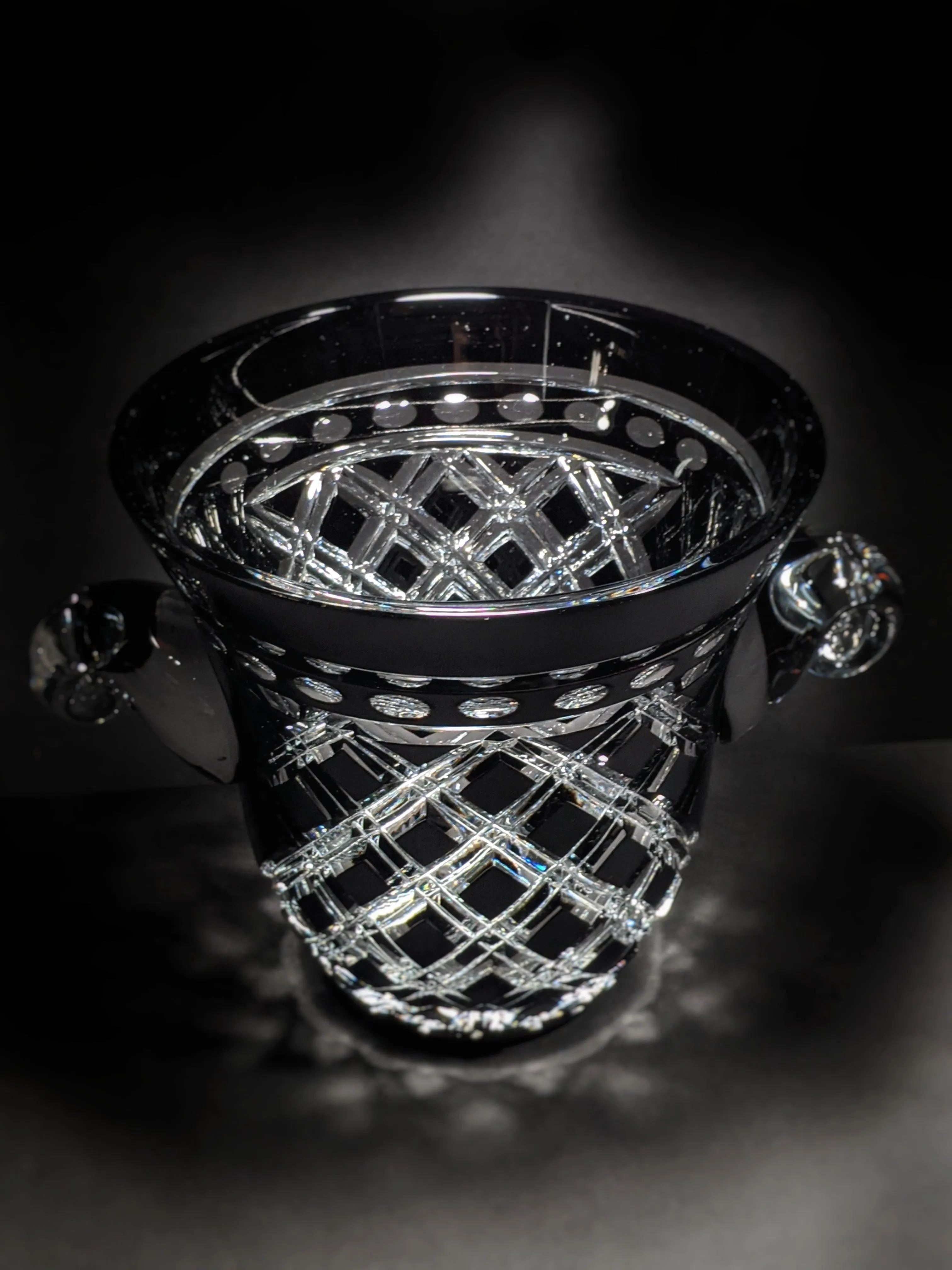 Black Crystal Champagne Ice bucket without  the original box
