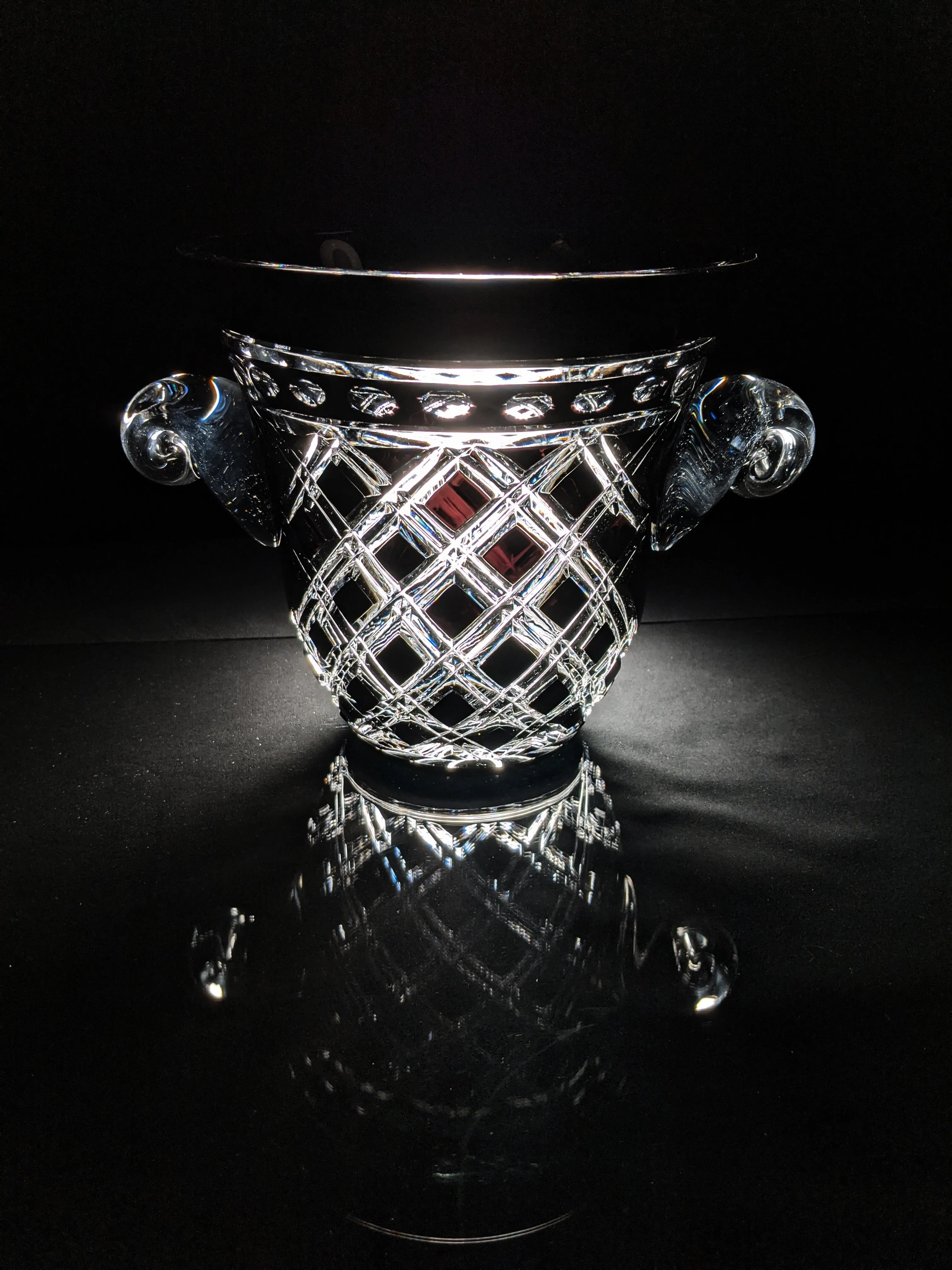 Black Crystal Champagne Ice bucket without  the original box