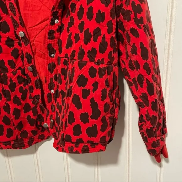 BLANKNYC, Quilted Cheetah-Print Jacket XS 710