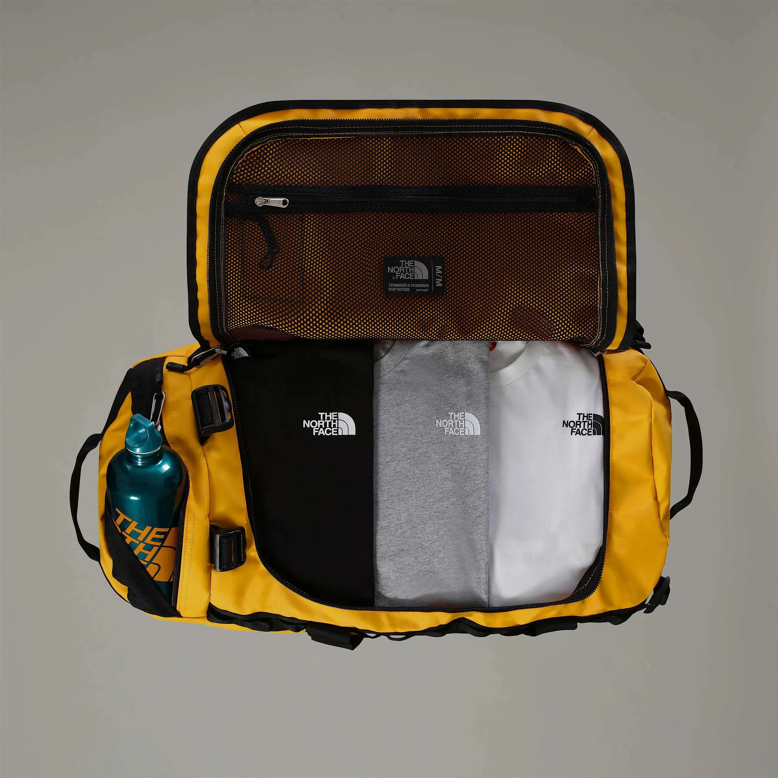 Bolsa Mochila THE NORTH FACE Base Camp Duffel M Summit Gold Black