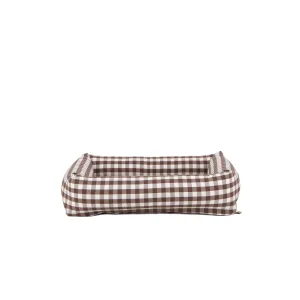 Bolster Dog Bed — Vichy