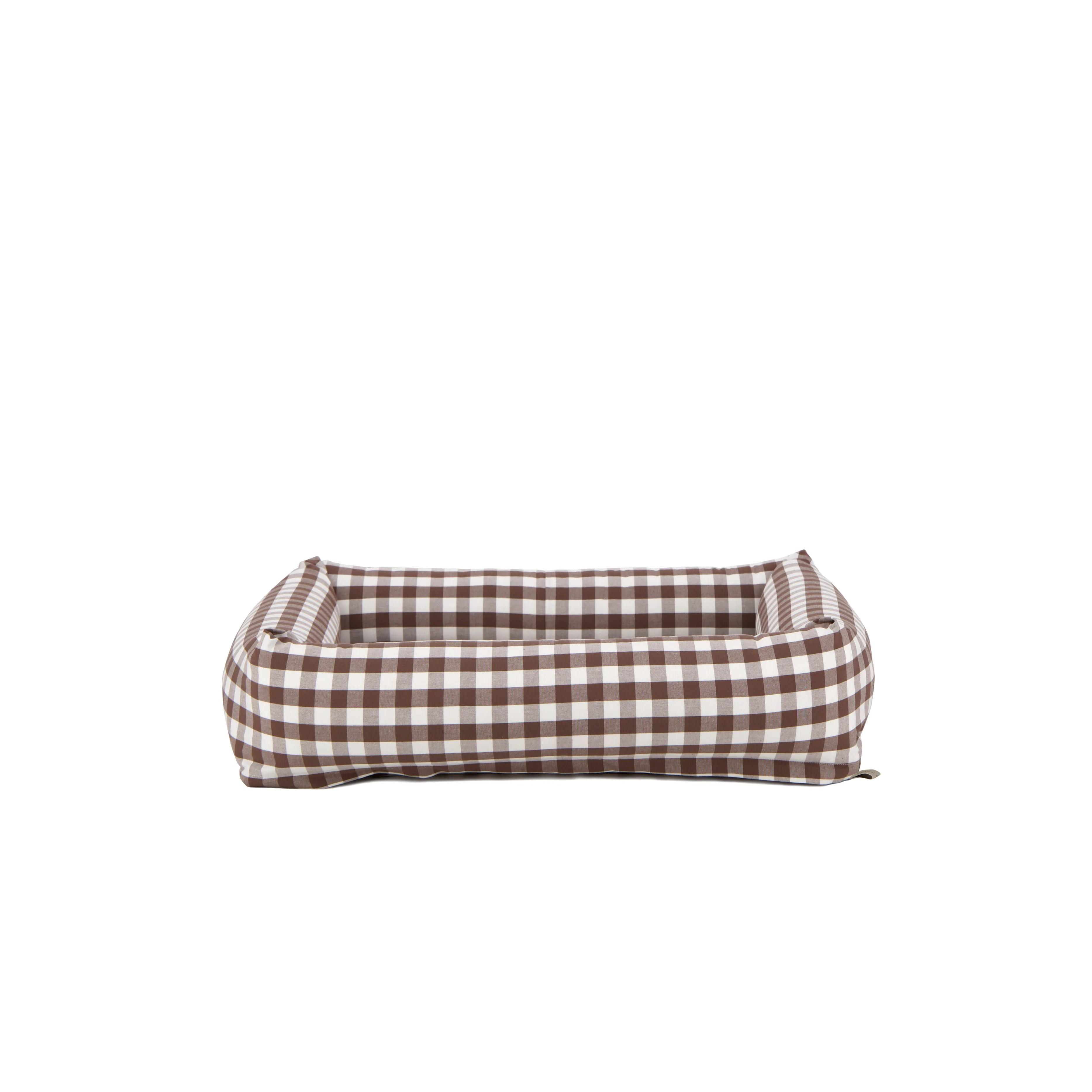 Bolster Dog Bed — Vichy