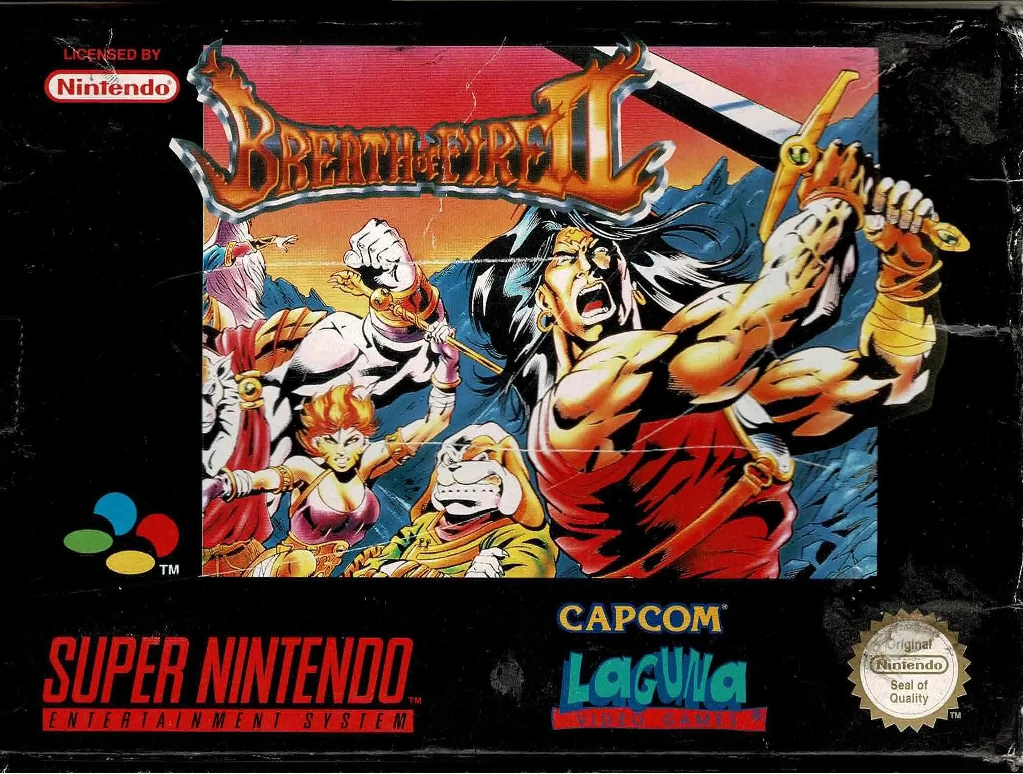 Breath of Fire 2 i æske (m. kosmetiske fejl)