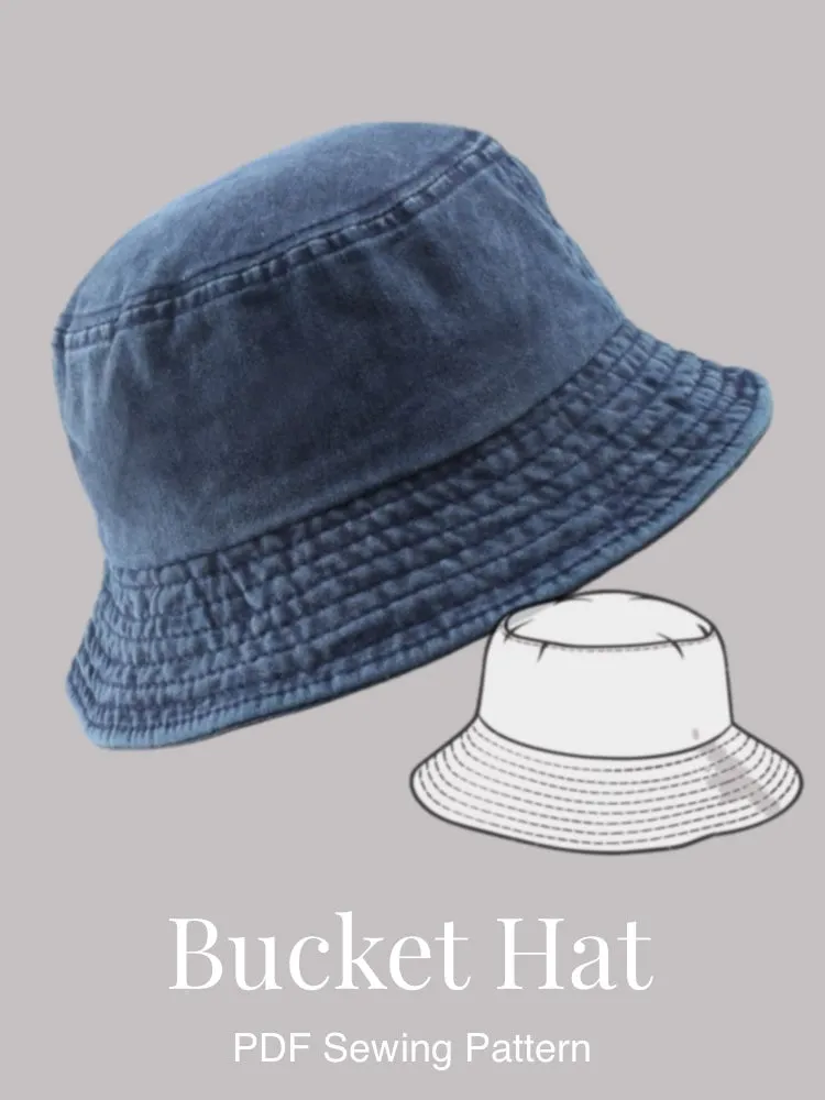 Bucket hat Sewing Pattern