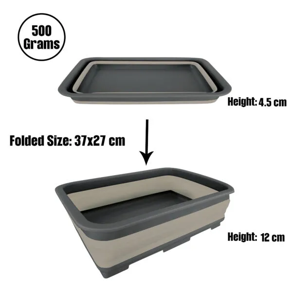 Camouflage - Rectangular Folding Bucket