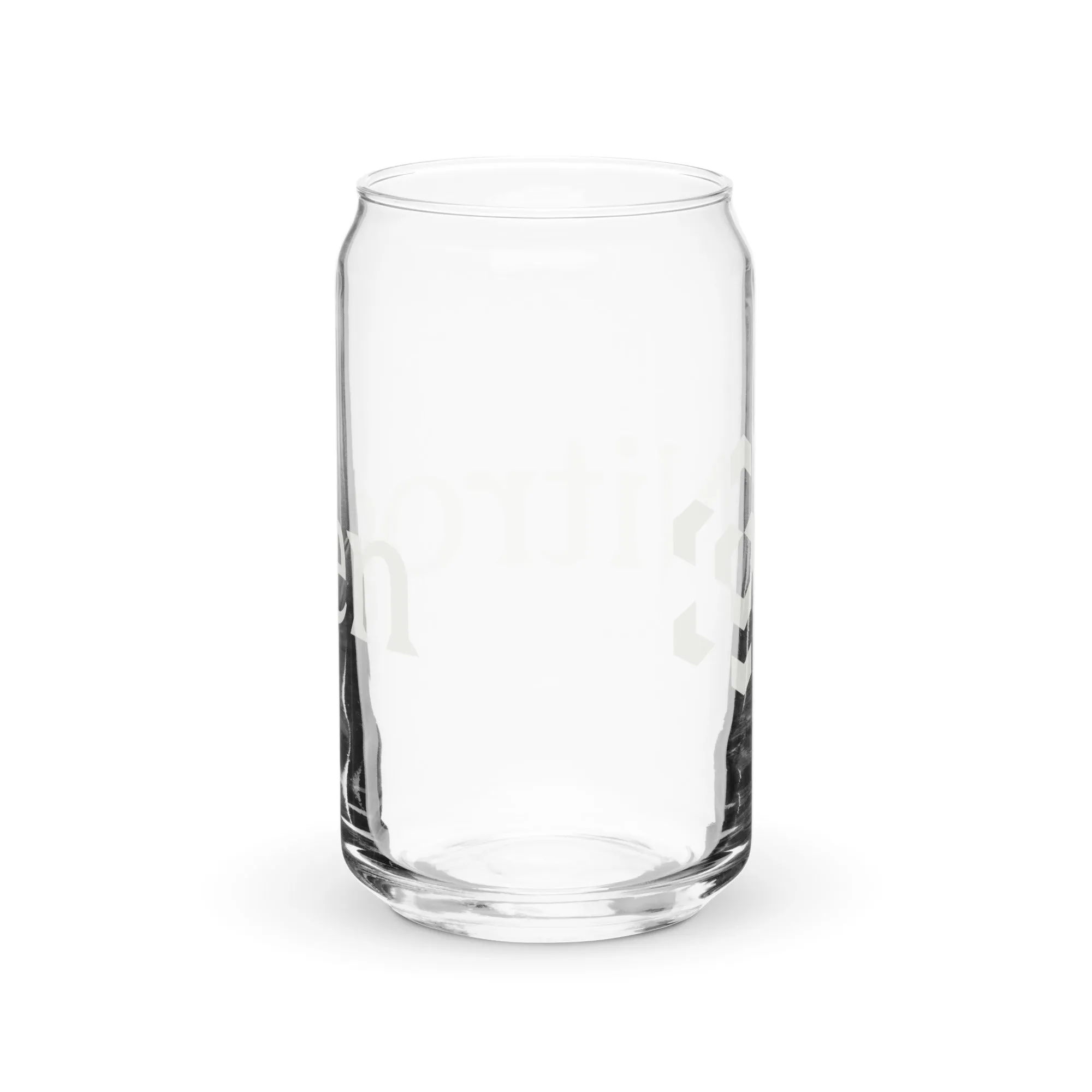 Can-shaped glass