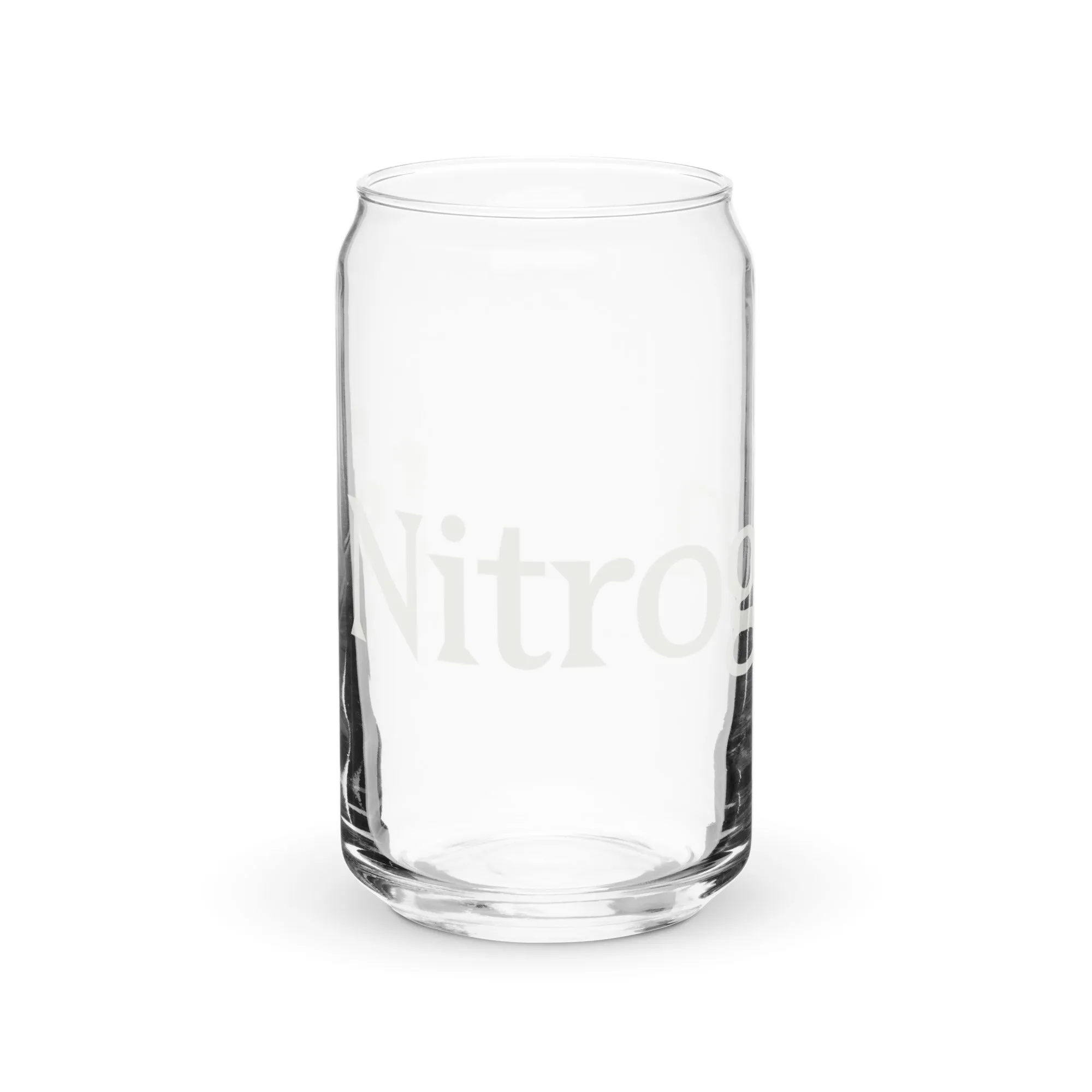 Can-shaped glass