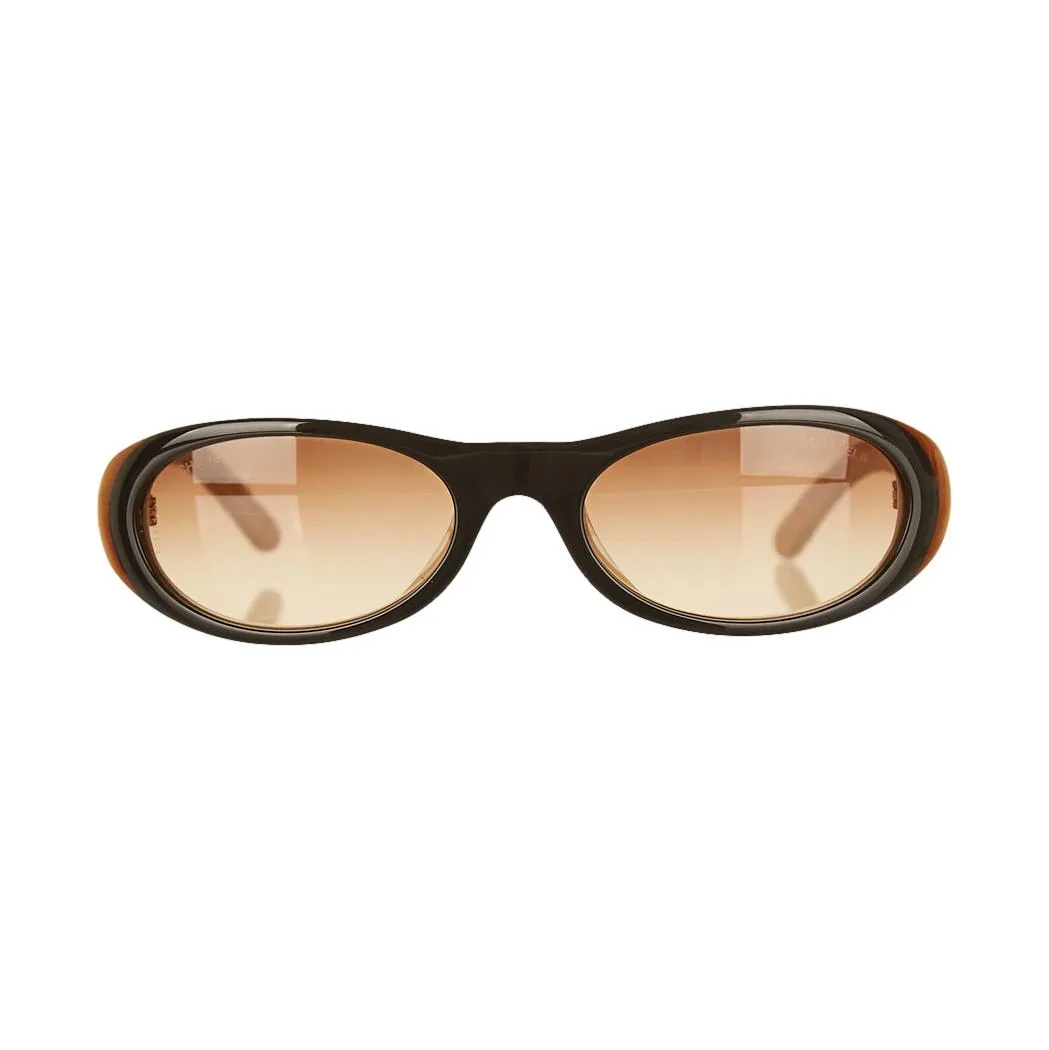 Chanel Beige Quilted Logo Sunglasses