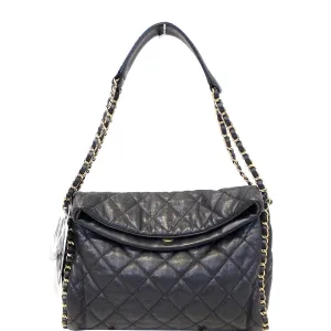 CHANEL Hobo Quilted Ultimate Soft Chain Around Tote Bag