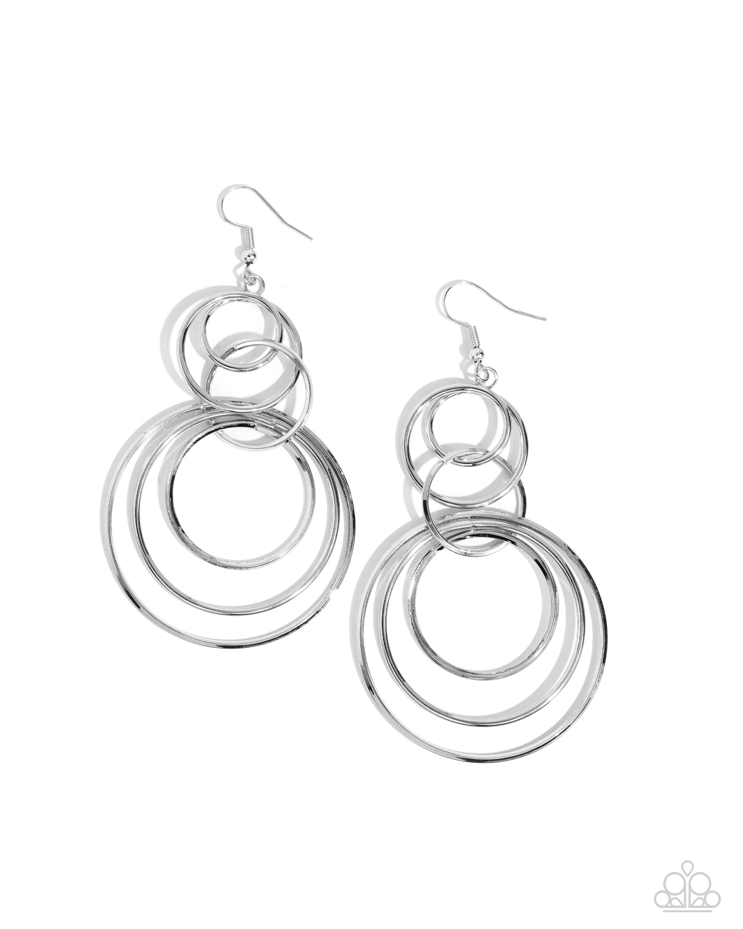 Disorienting Demure - Silver Earring