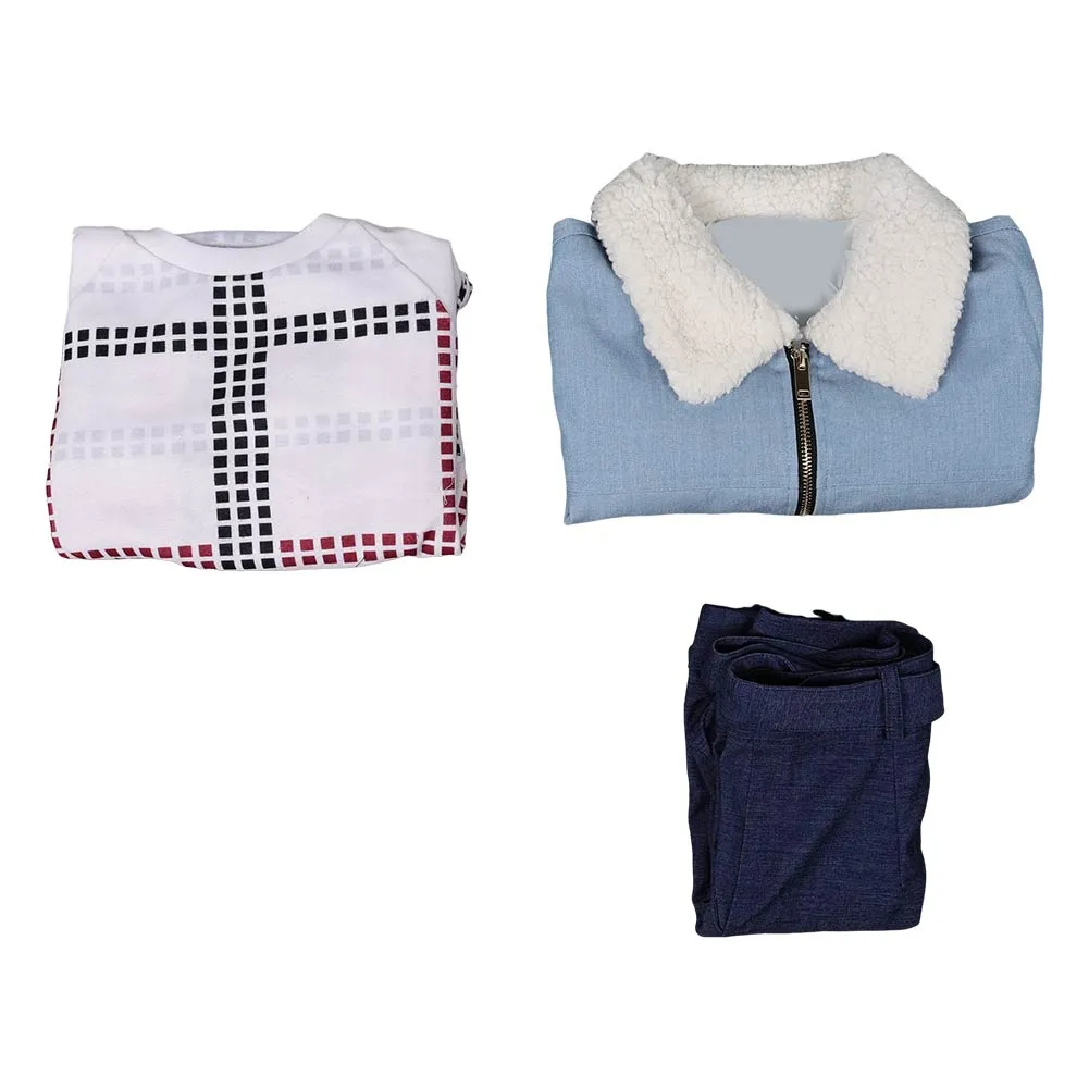 Doctor Who Season 14 Ruby Sunday Denim Jacket Suit Cosplay Costume Outfits