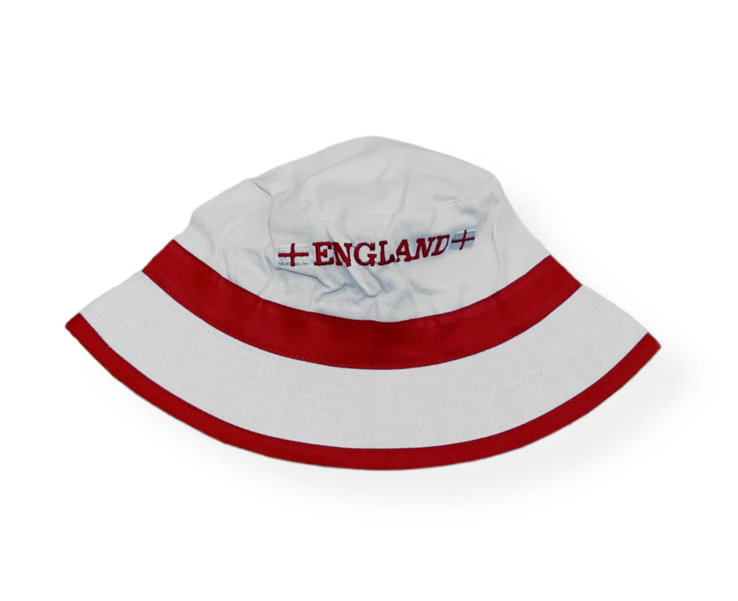 England Football Hat 100% Cotton Bucket Hat WORLD CUP 2022- White