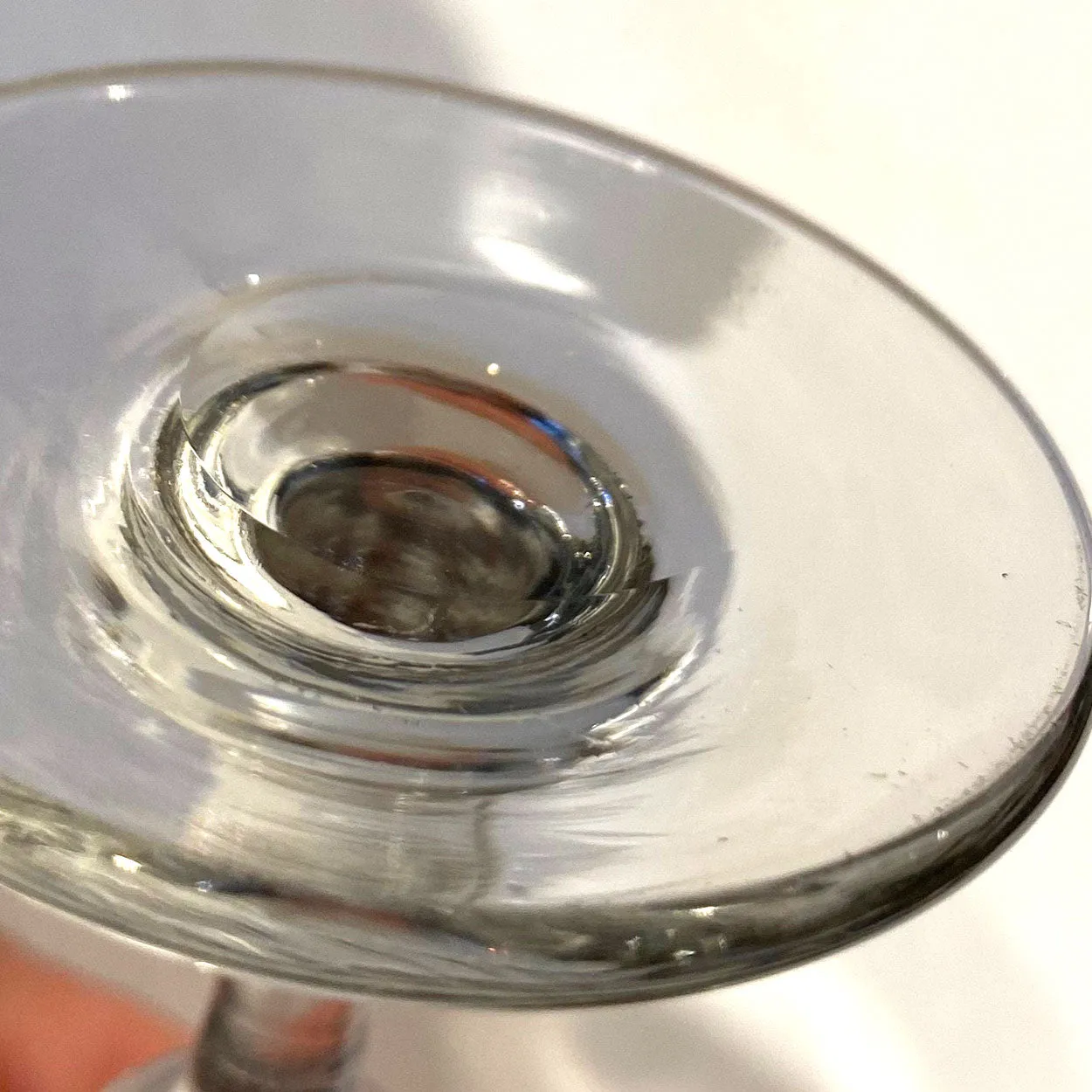 English Georgian Petal Cut Wine Glass Stemware