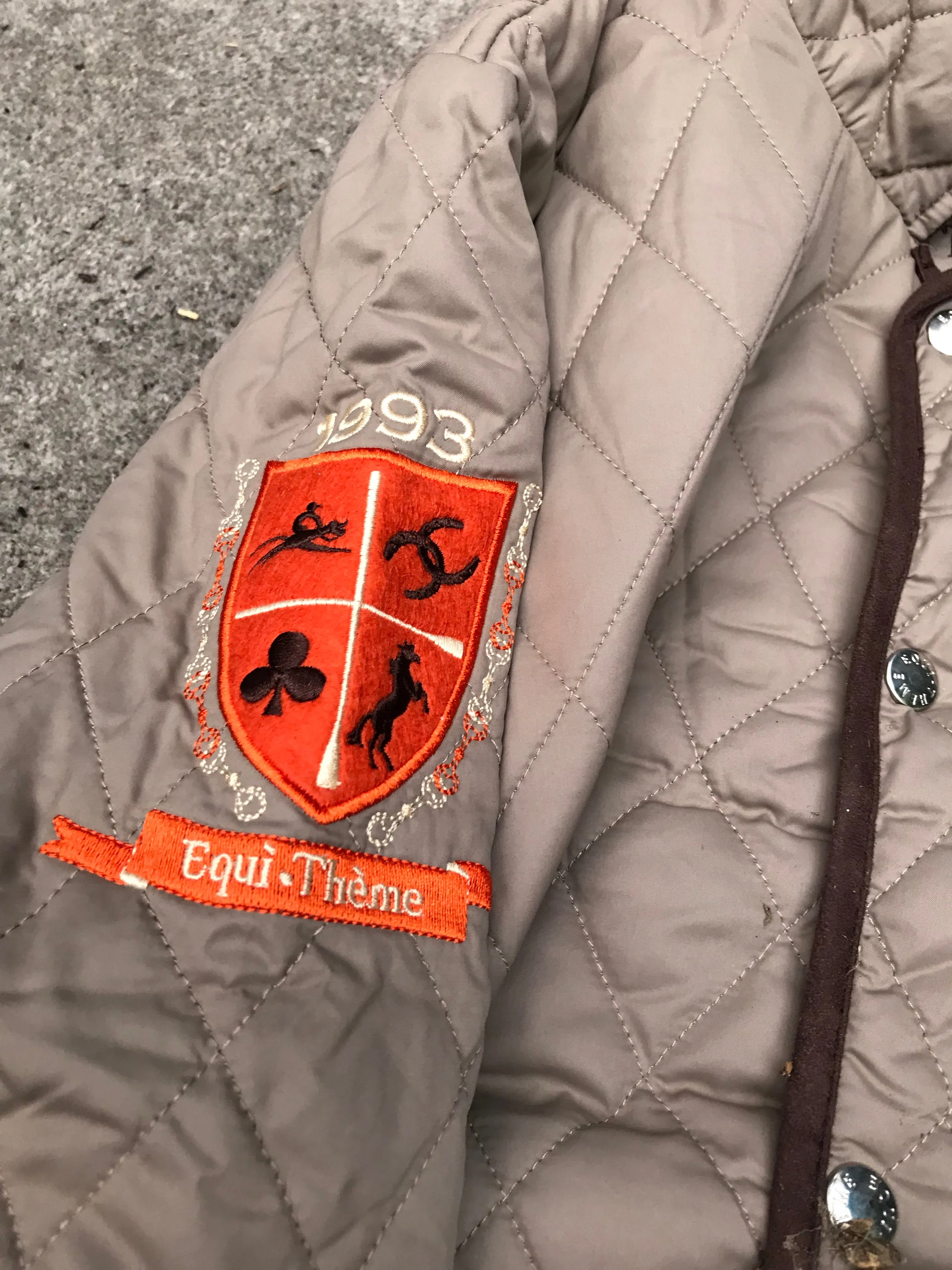 Equi-Theme quilted Jacket Size 14