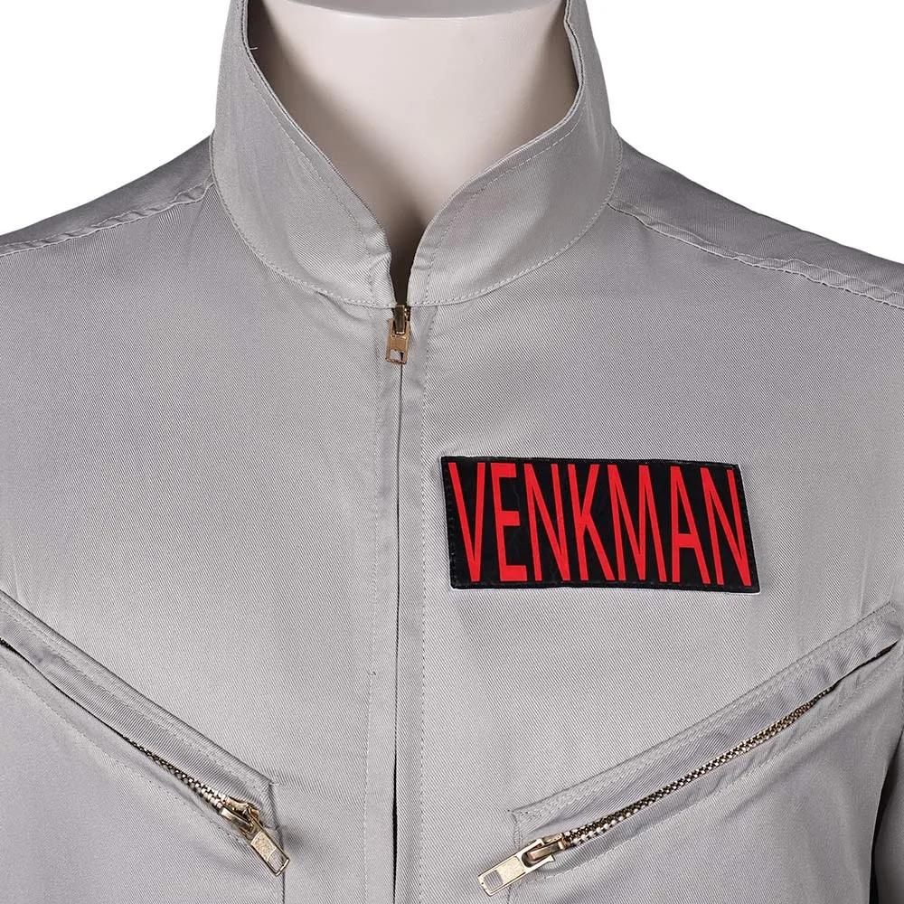 Ghostbusters Dr.Peter Venkman Grey Uniform Cosplay Costume Outfits Halloween Carnival Suit