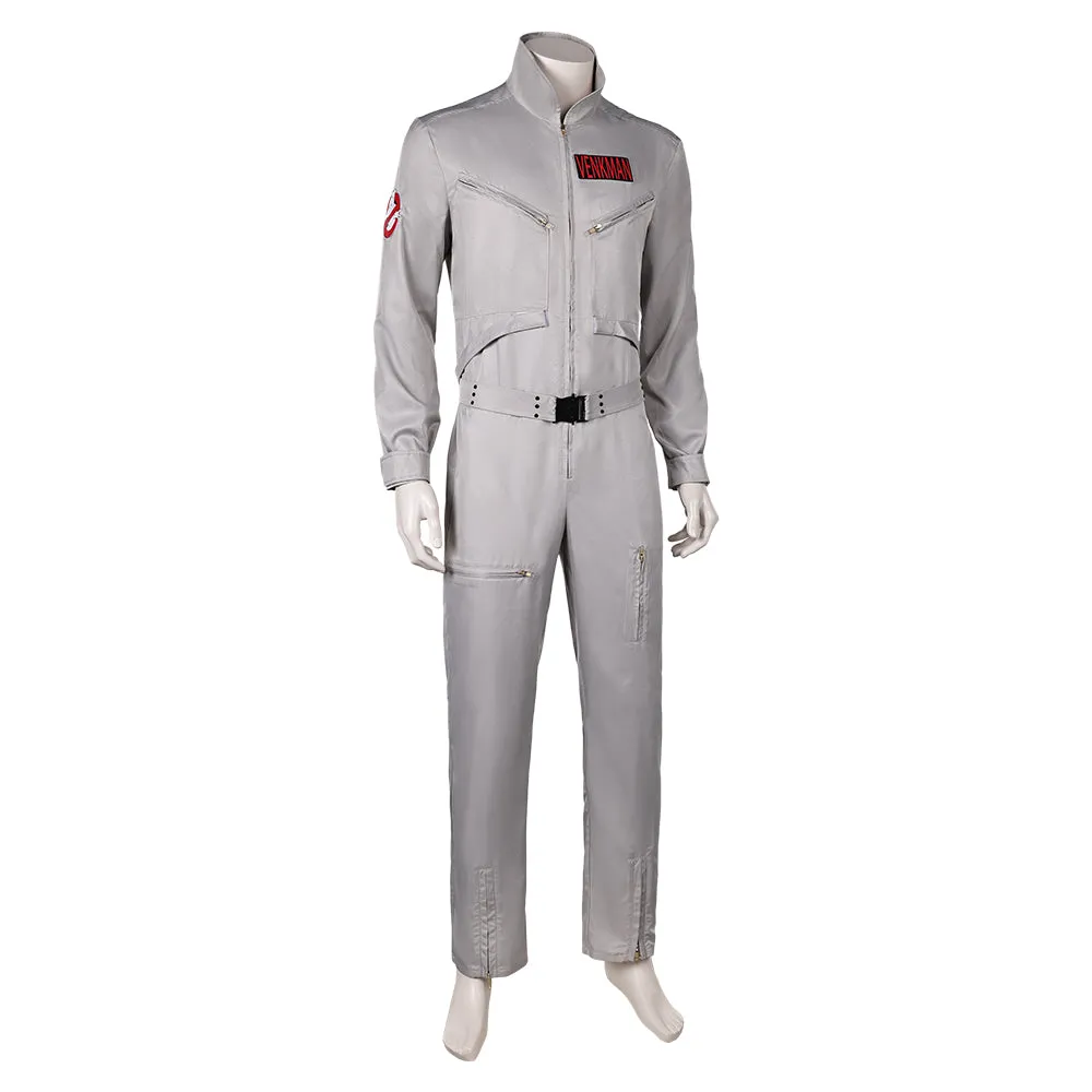 Ghostbusters Dr.Peter Venkman Grey Uniform Cosplay Costume Outfits Halloween Carnival Suit