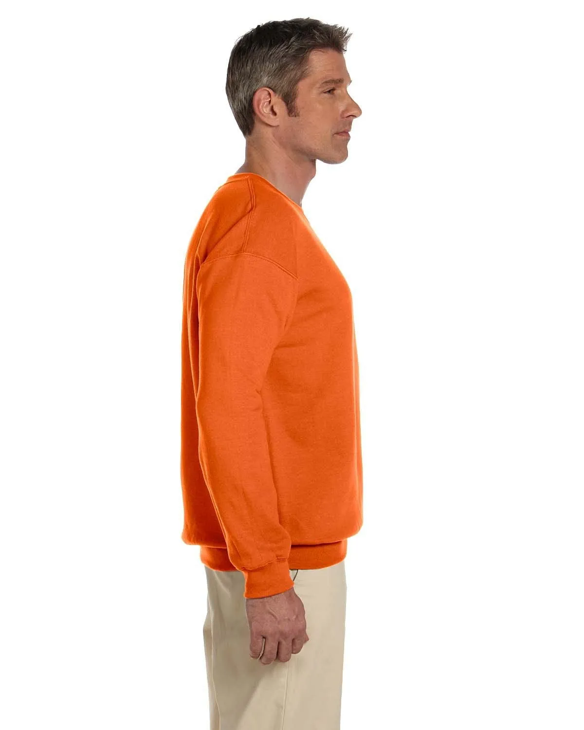 Gildan Lightweight 50/50 Crewneck Sweatshirt | Orange