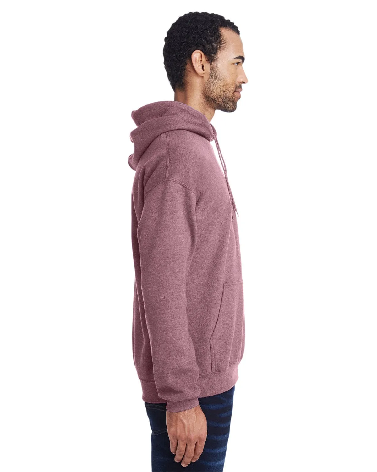 Gildan Lightweight 50/50 Hoodie Sweatshirt | Ht Sp Drk Maroon