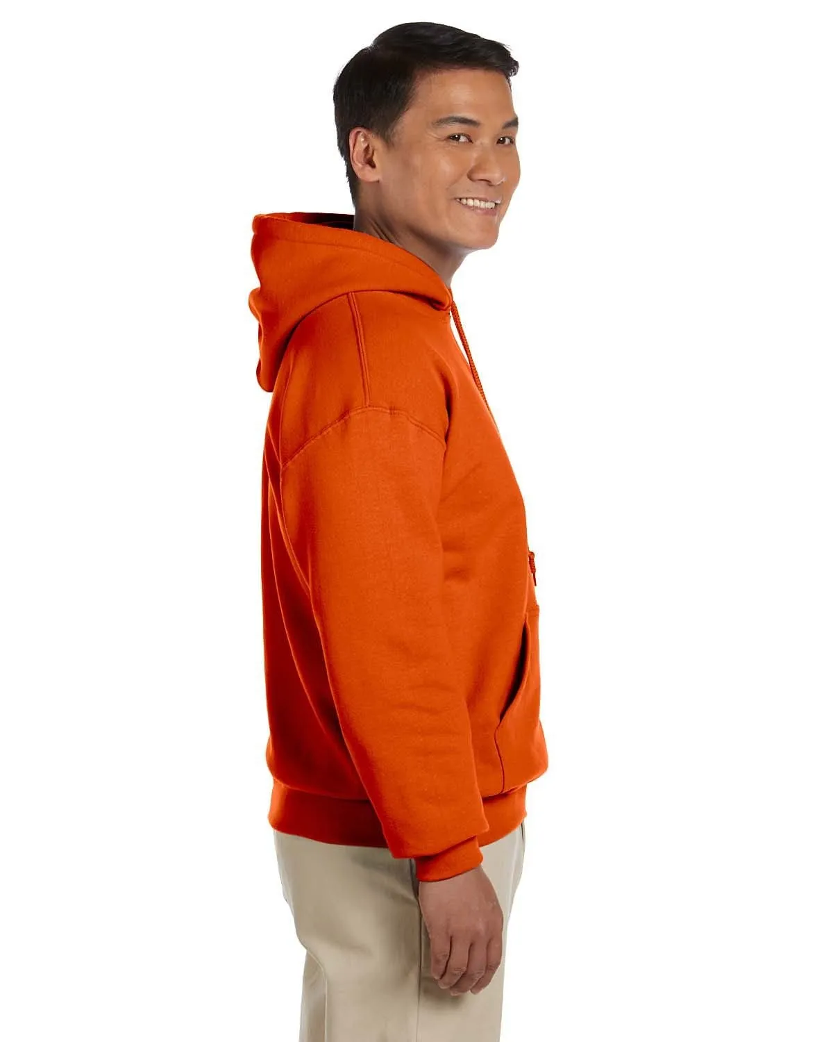 Gildan Lightweight 50/50 Hoodie Sweatshirt | Orange
