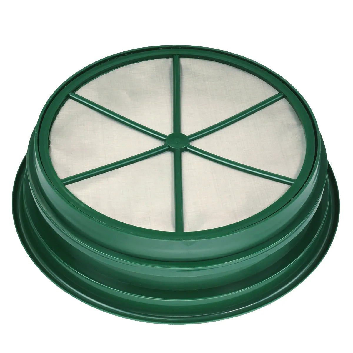 Green Plastic 13-1/4" Gold Sifting Pan Classifier 1/100 Mesh Size