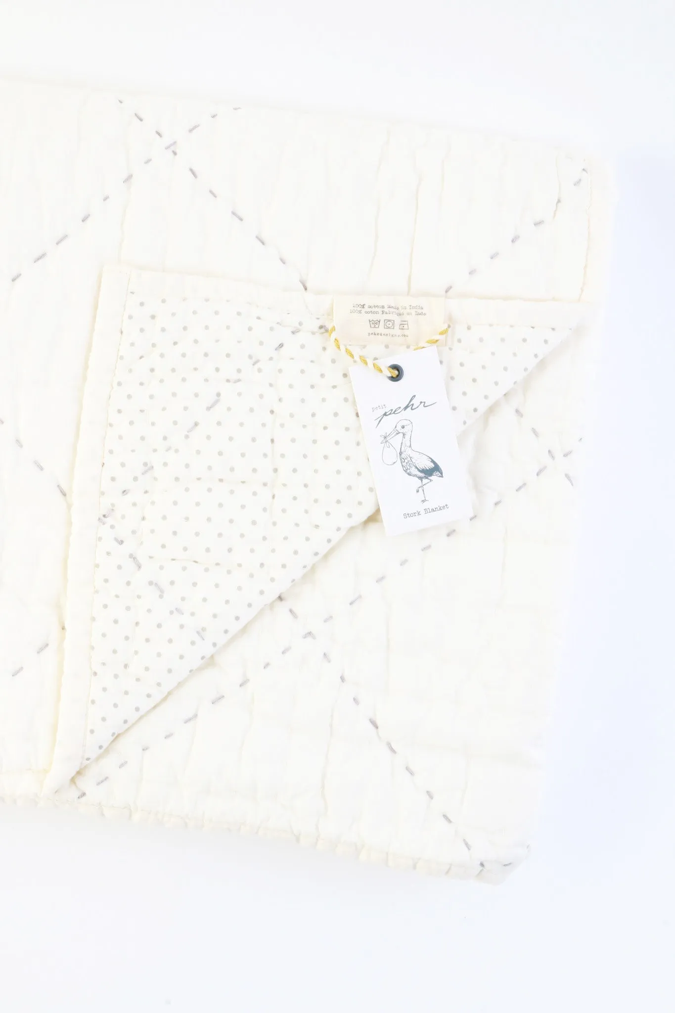 Grey Pin Dot Blanket
