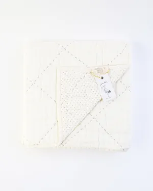 Grey Pin Dot Blanket