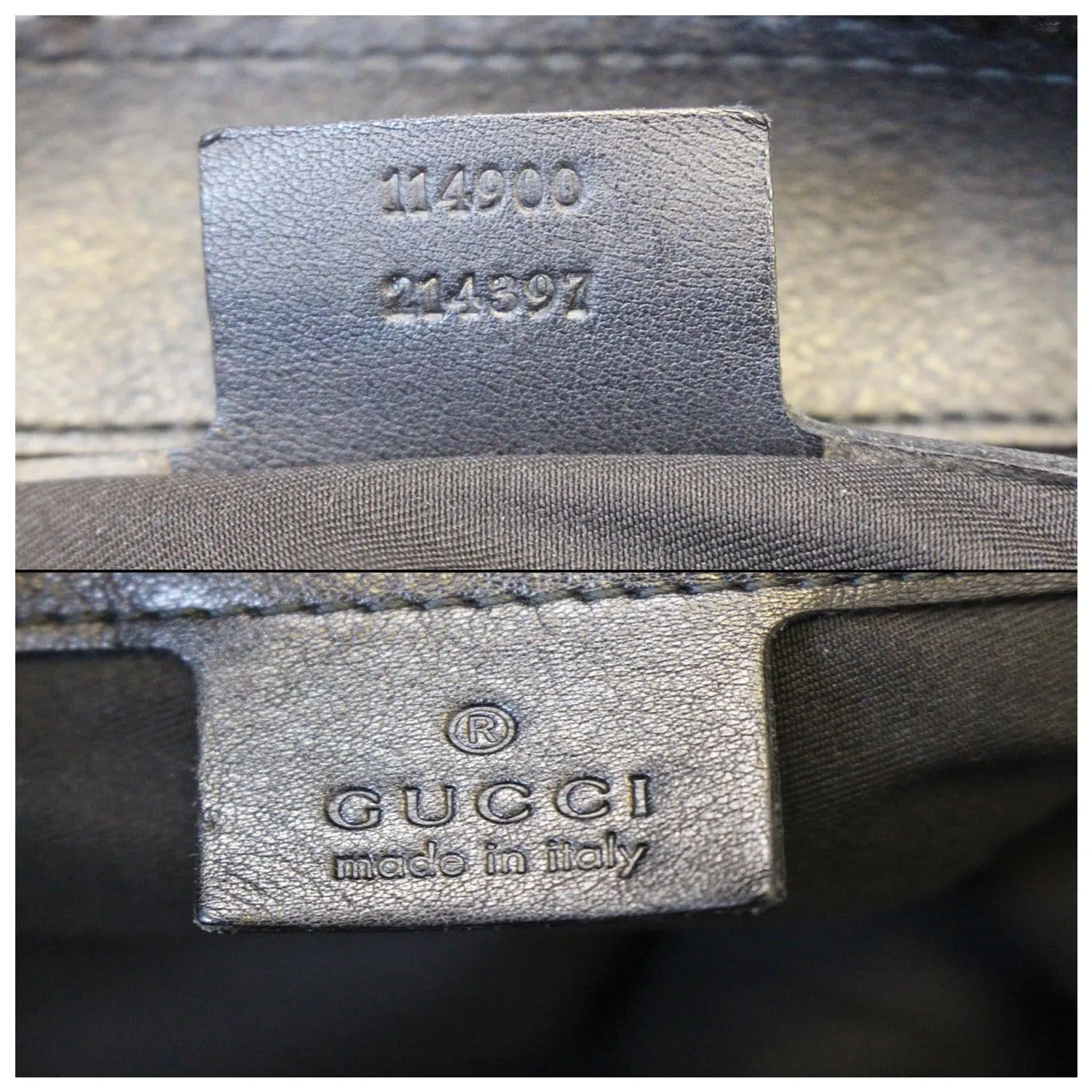 GUCCI Horsebit Large Black Leather Hobo Bag