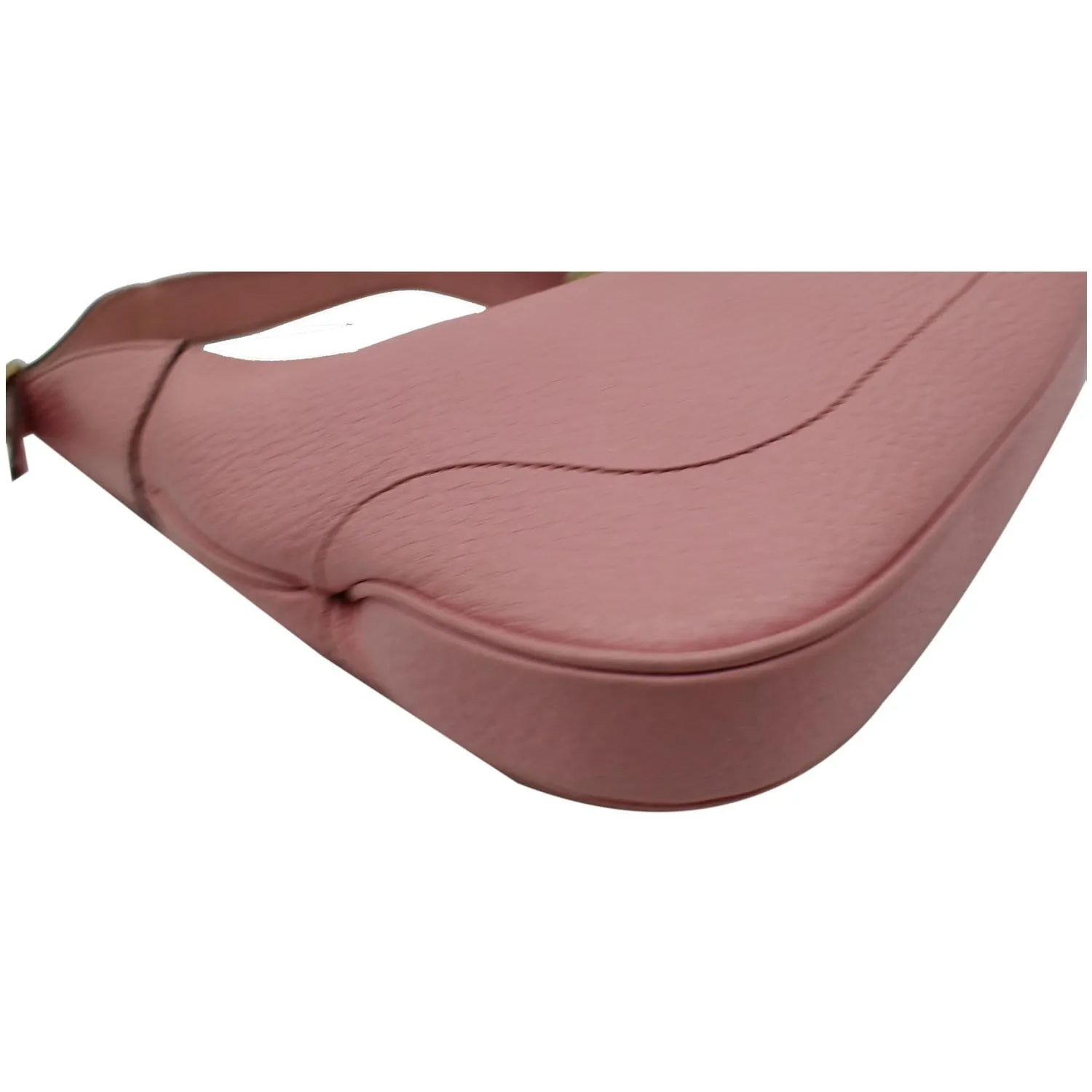GUCCI Jackie Small Vintage Calfskin Leather Hobo Bag Pink 137335