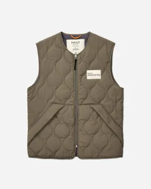 Halo Quilted Vest - Morel