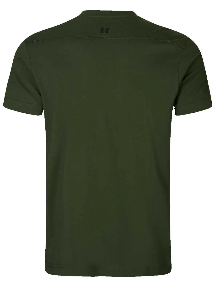 HARKILA Logo T-shirt - Mens - 2-pack - Duffel Green/Phantom