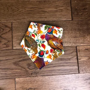 Have a pheasant day bandana dribble bib