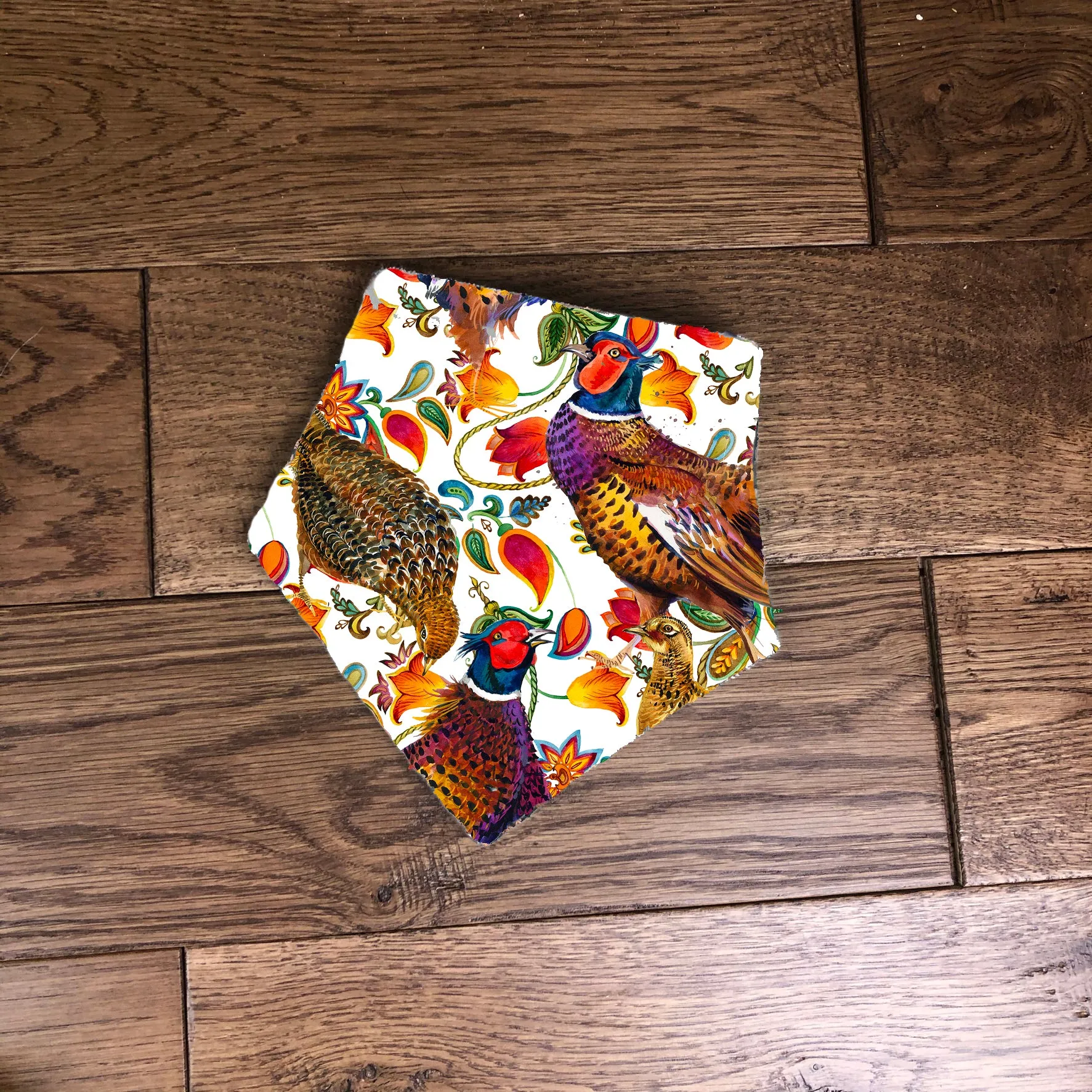 Have a pheasant day bandana dribble bib