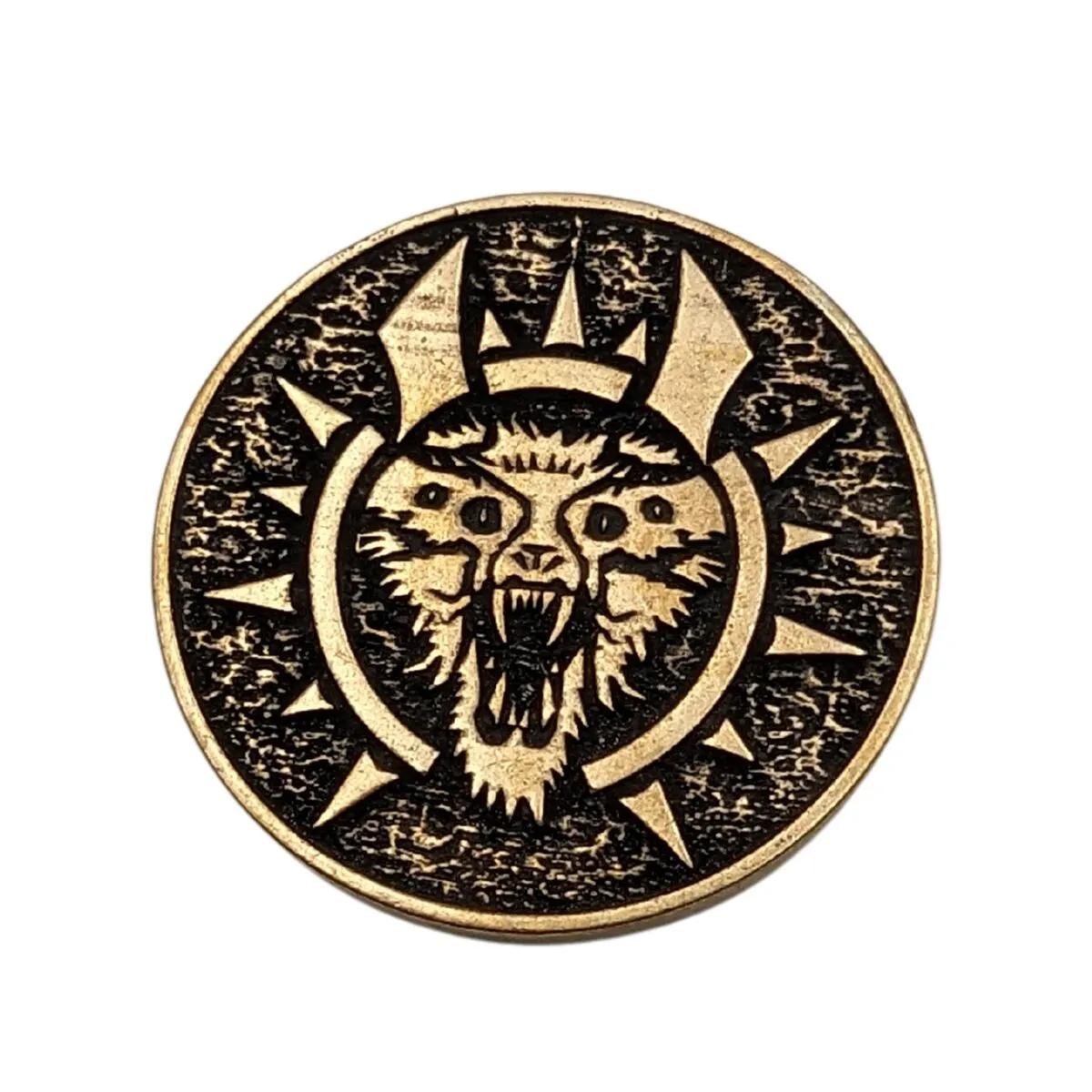 Hel goddess bronze coin
