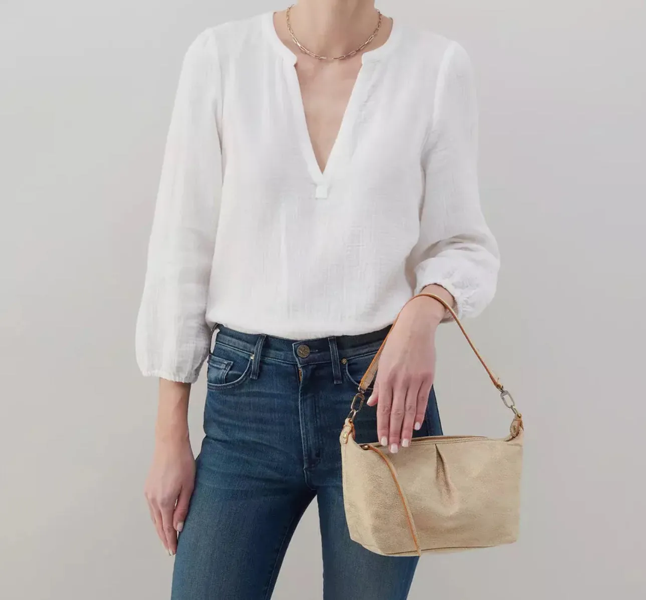 Hobo KIRBY Crossbody - Gold Leaf